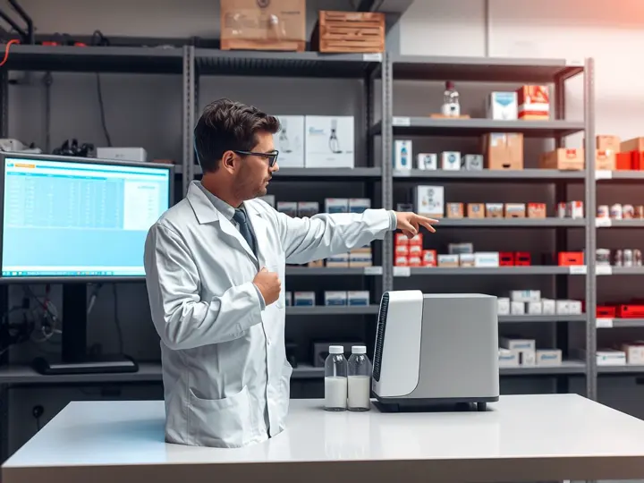 母乳成分分析仪操作场景